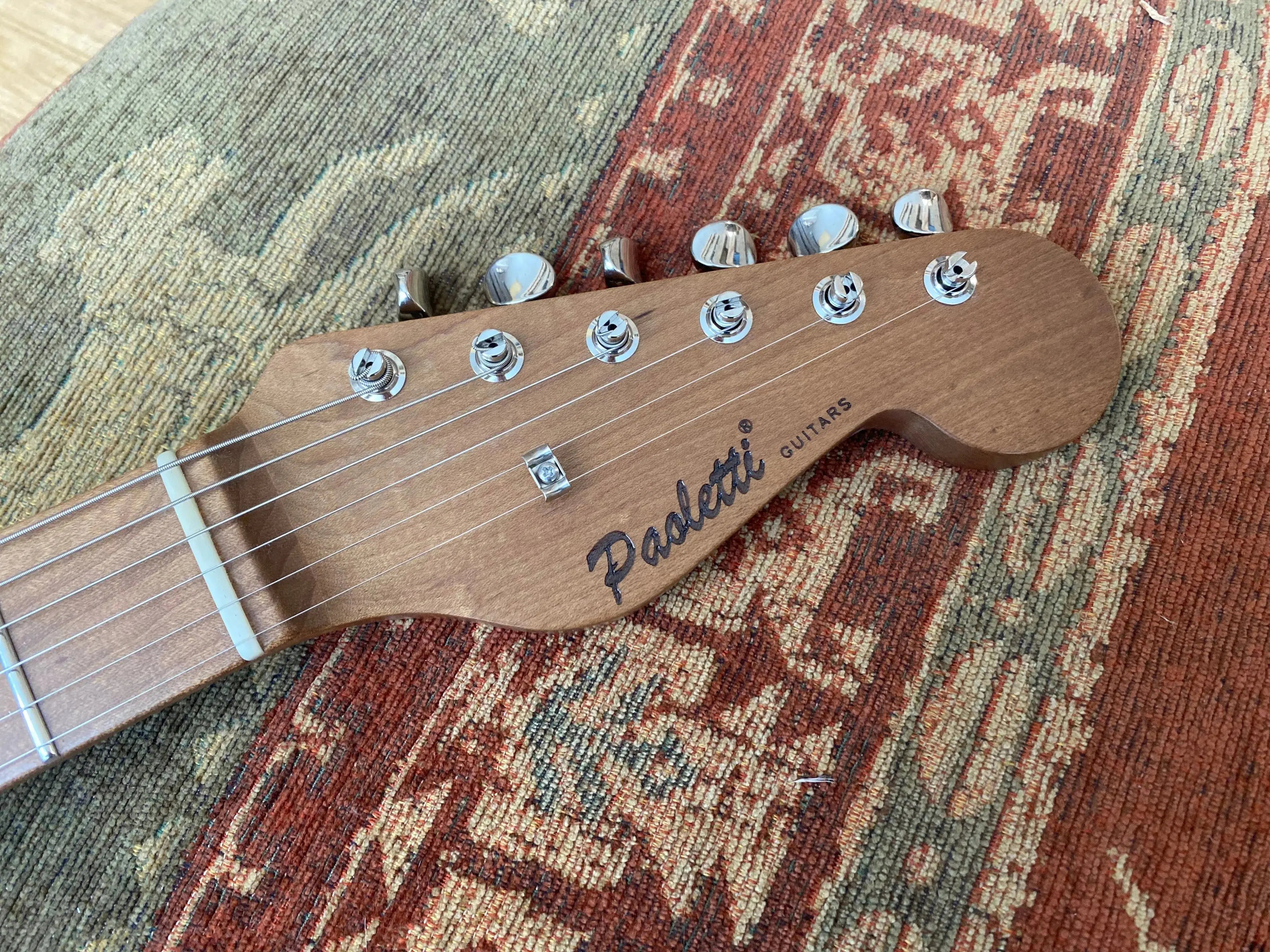 Paoletti Guitar Stratospheric Wine SSS, Electric Guitar for sale at Richards Guitars.