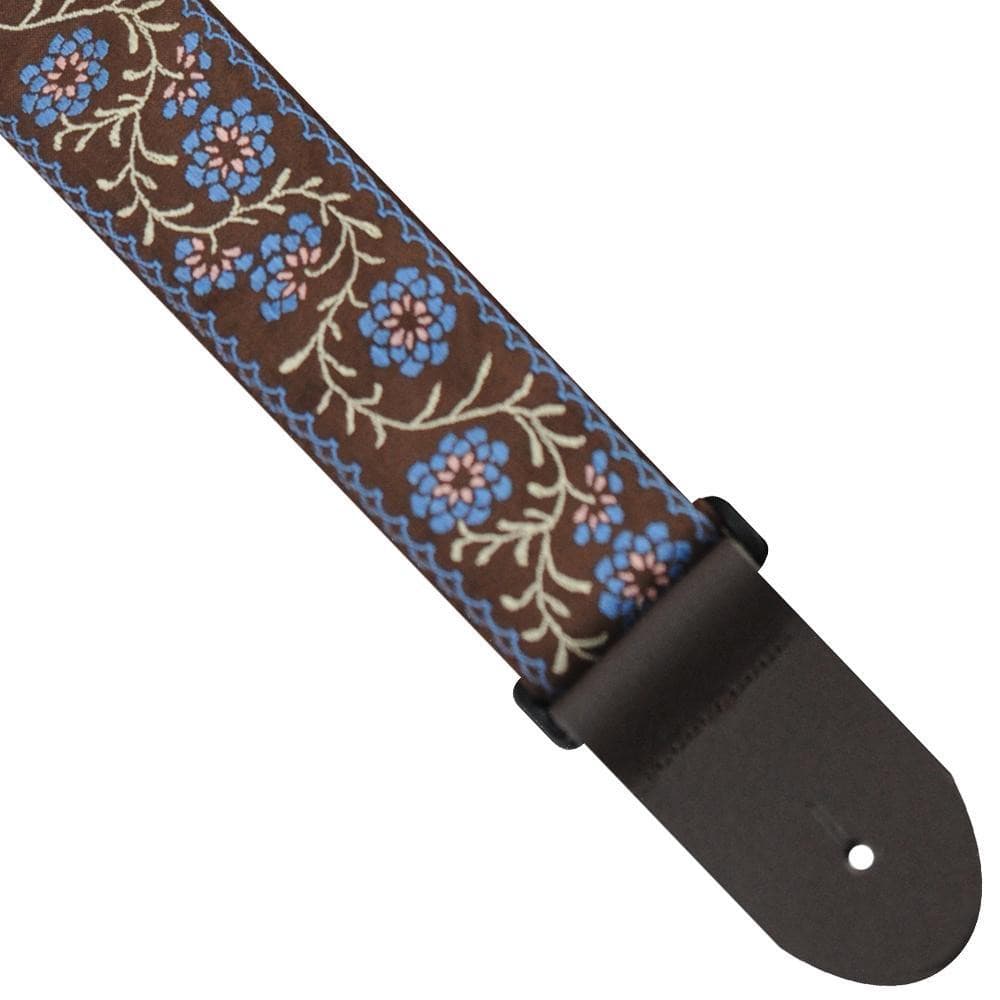 Perris Jacquard Strap ~ Flower, Straps for sale at Richards Guitars.