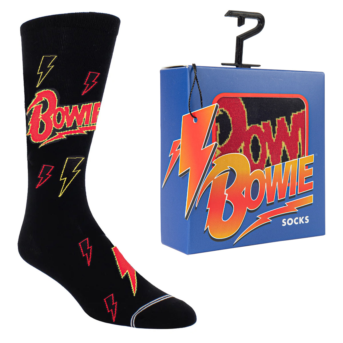 Perri's Licensed Sock Gift Box ~ David Bowie, Perri's Socks for sale at Richards Guitars.