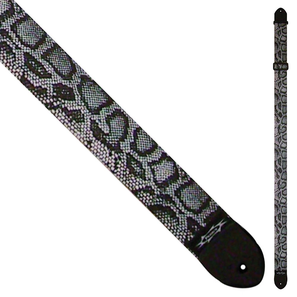 Perri's Polyester/Webbing Guitar Strap ~ Snake Skin, Straps for sale at Richards Guitars.