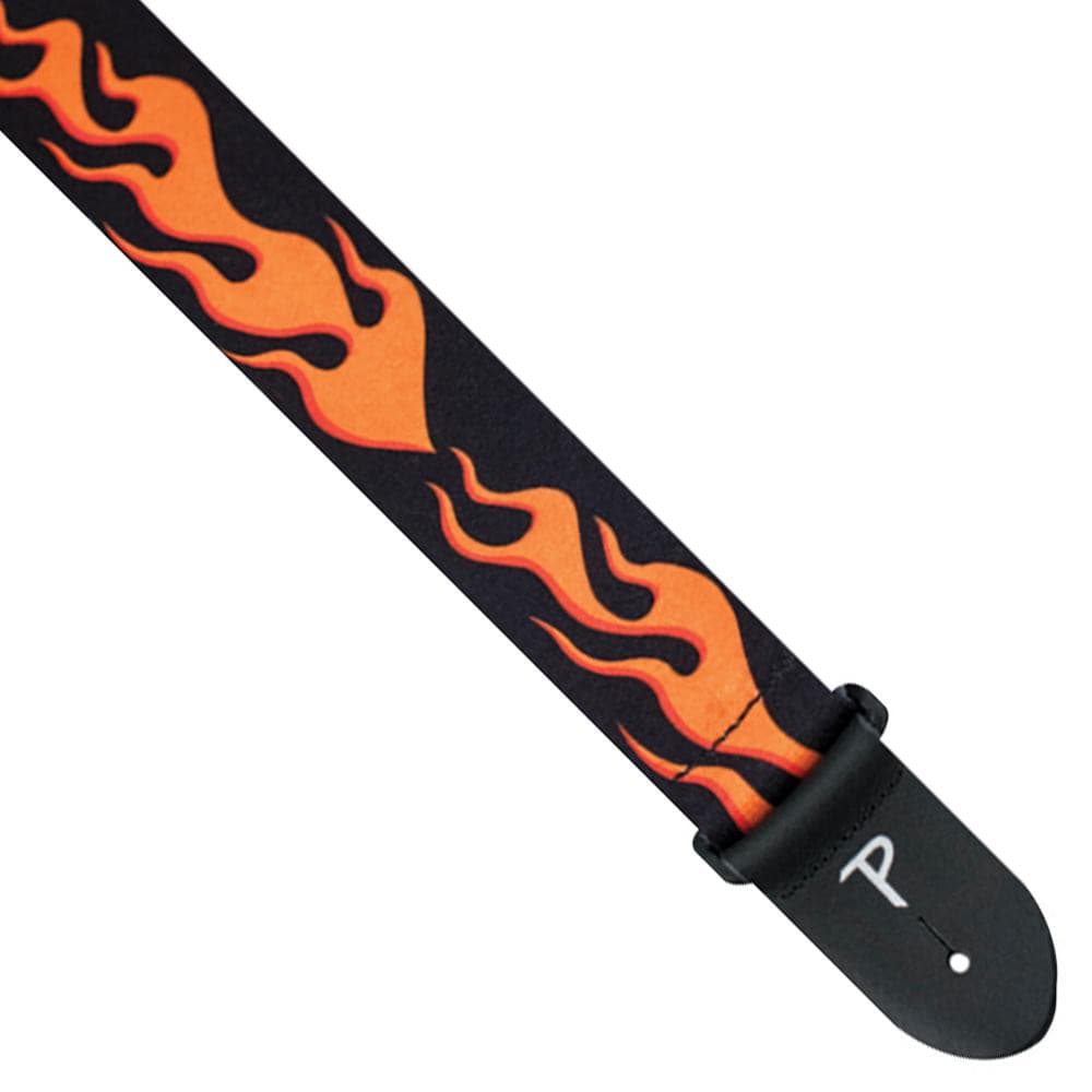 Perri's Webbing Guitar Strap ~ Flames, Straps for sale at Richards Guitars.