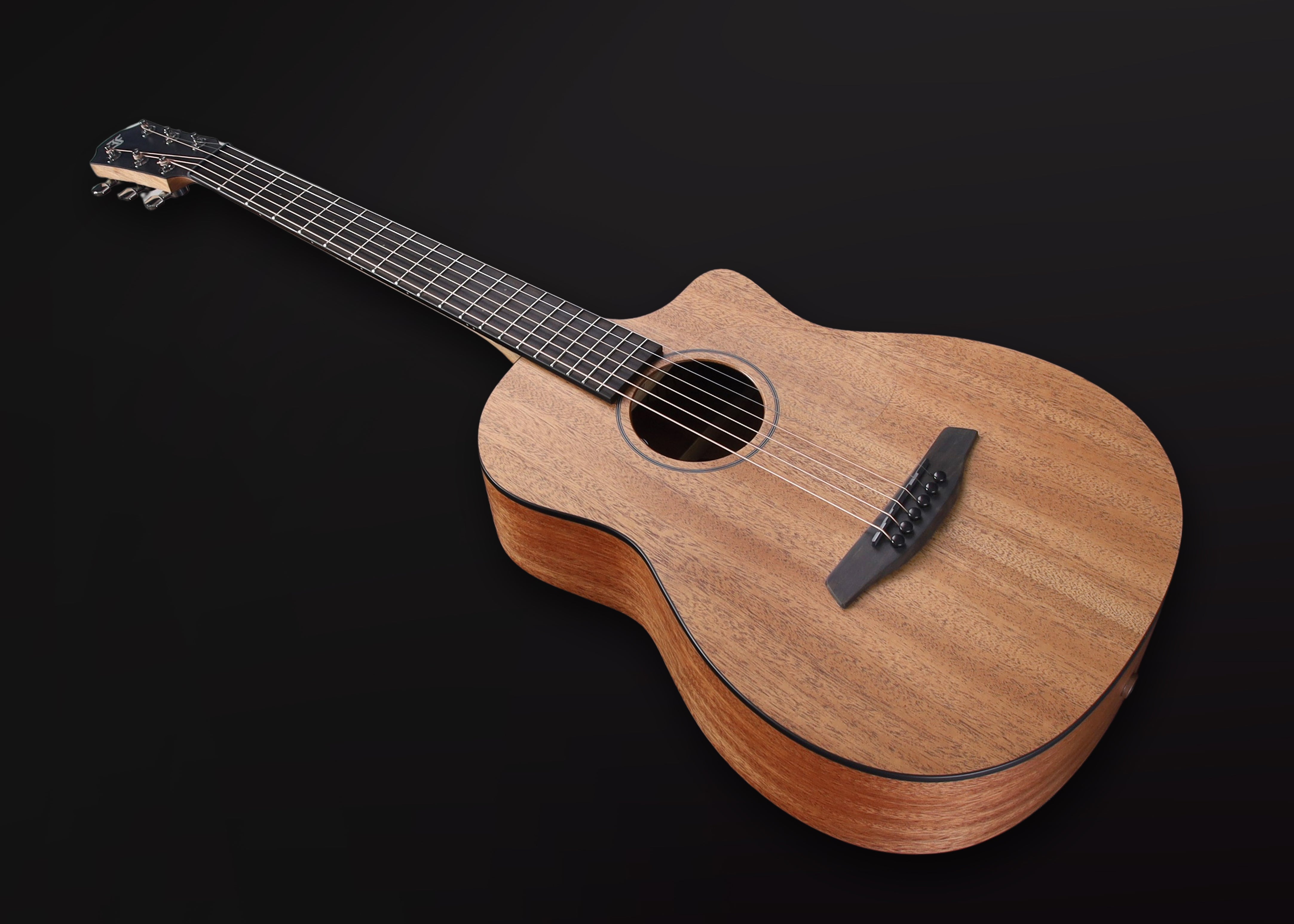 Furch Pioneer MM: African mahogany top, back, and sides. (Furch Mini / Travel Guitar) (Copy) (Copy) (2025 CNR Active Upgrade Model), Acoustic Guitar for sale at Richards Guitars.