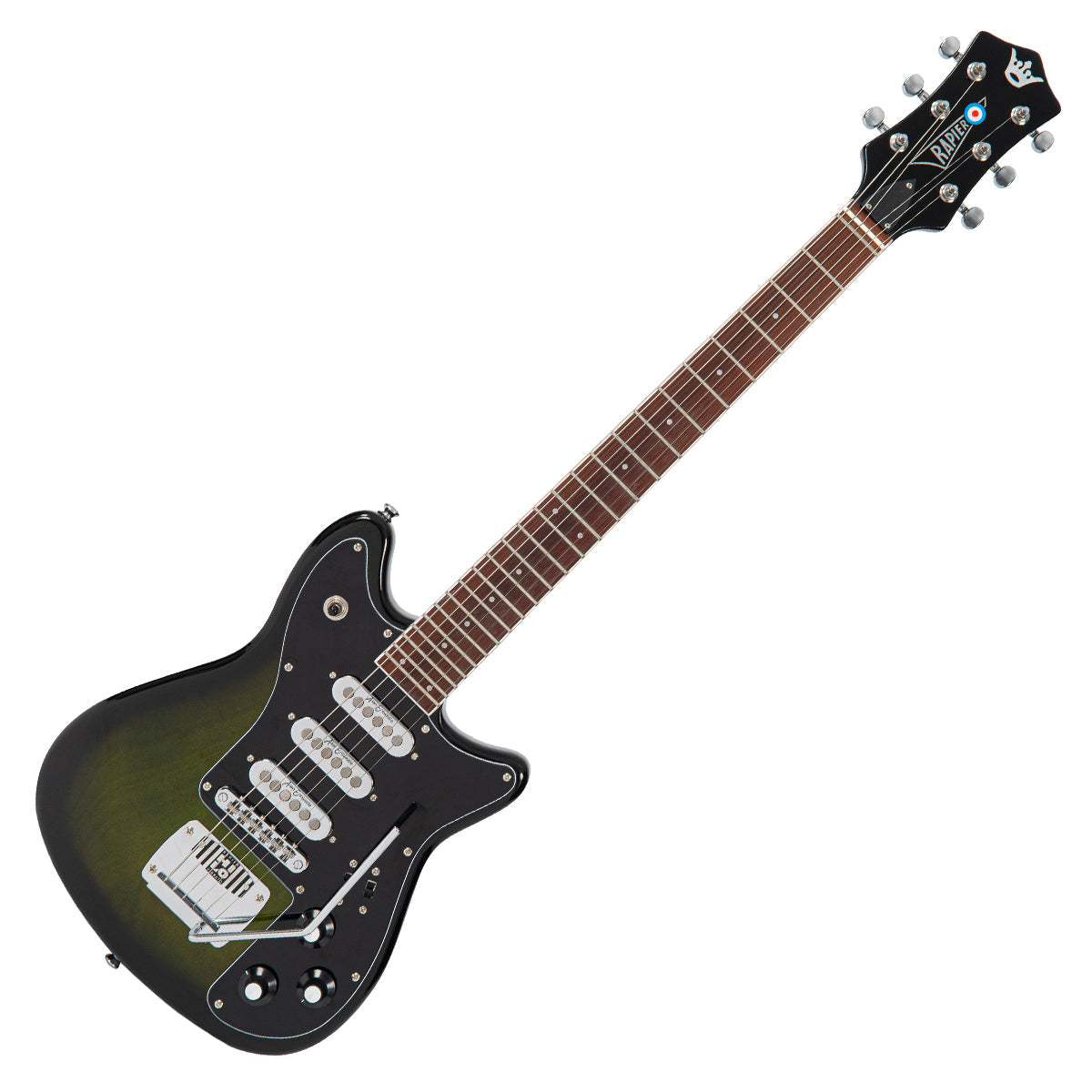 Rapier Mercury Electric Guitar ~ Greenburst, Electric Guitar for sale at Richards Guitars.