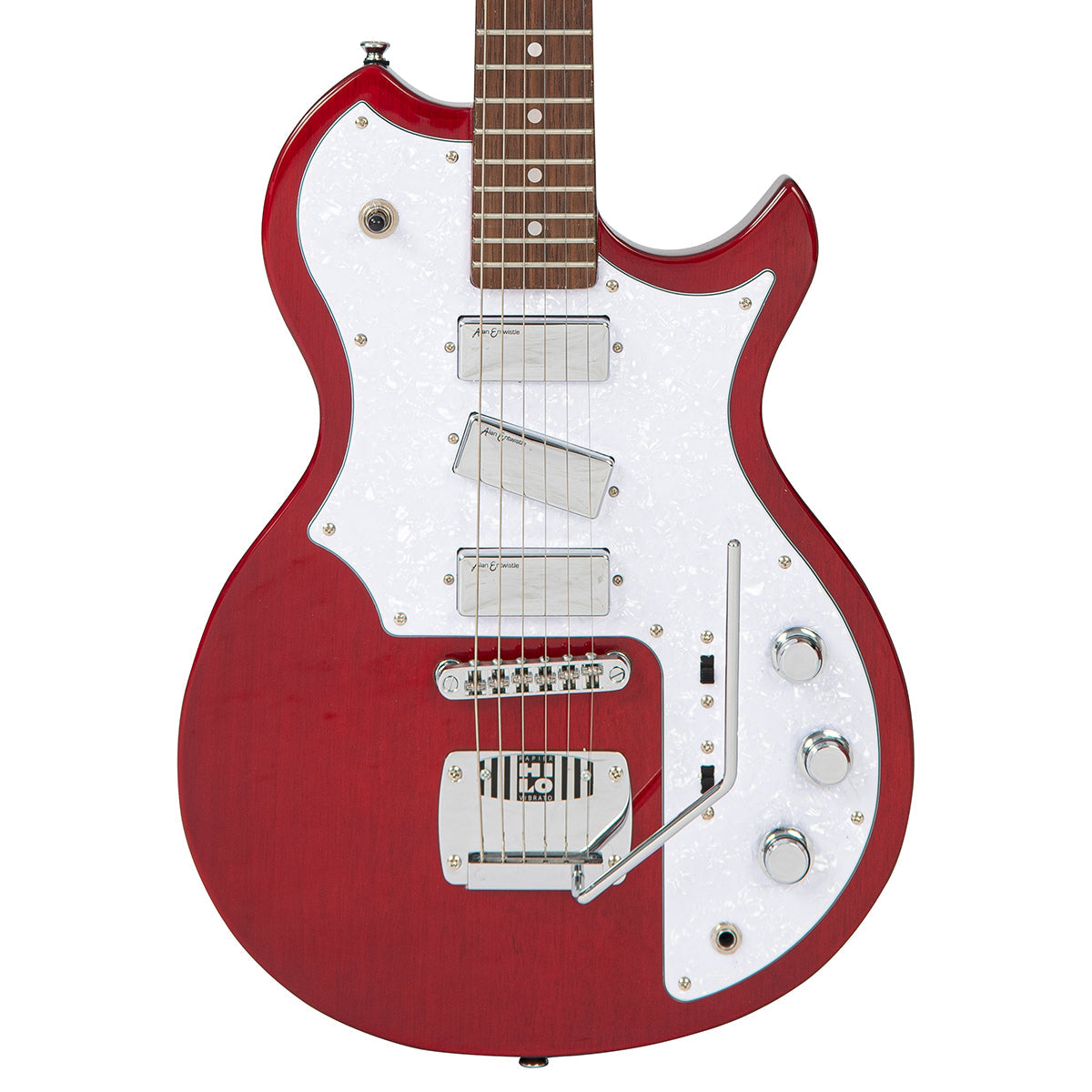 Rapier Deluxe Electric Guitar ~ Thru Red, Electric Guitar for sale at Richards Guitars.