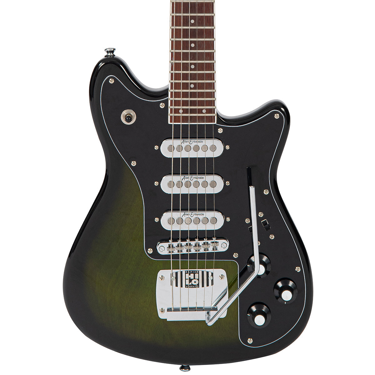 Rapier Mercury Electric Guitar ~ Greenburst, Electric Guitar for sale at Richards Guitars.