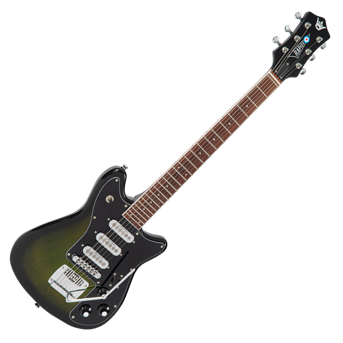 Rapier Mercury Electric Guitar ~ Greenburst, Electric Guitar for sale at Richards Guitars.