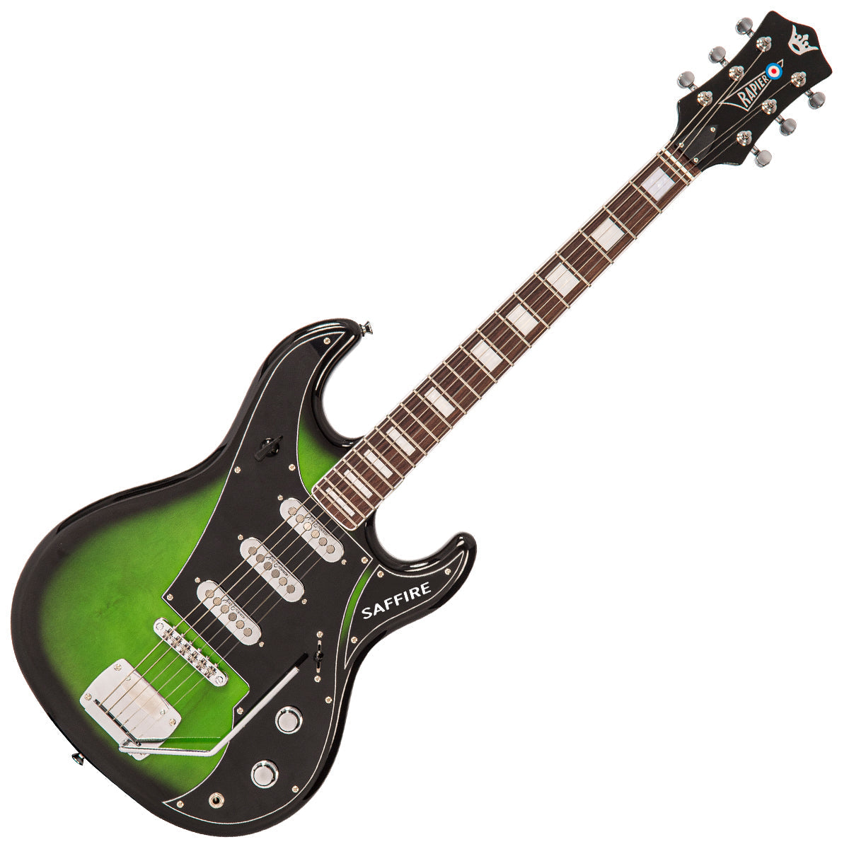 Rapier Saffire Electric Guitar ~ Greenburst, Electric Guitar for sale at Richards Guitars.