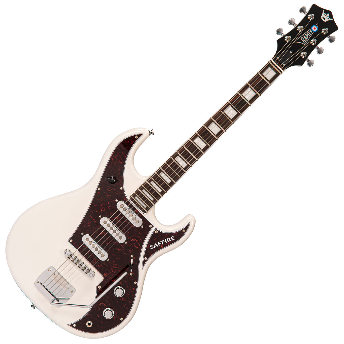 Rapier Saffire Electric Guitar ~ Vintage White, Electric Guitar for sale at Richards Guitars.