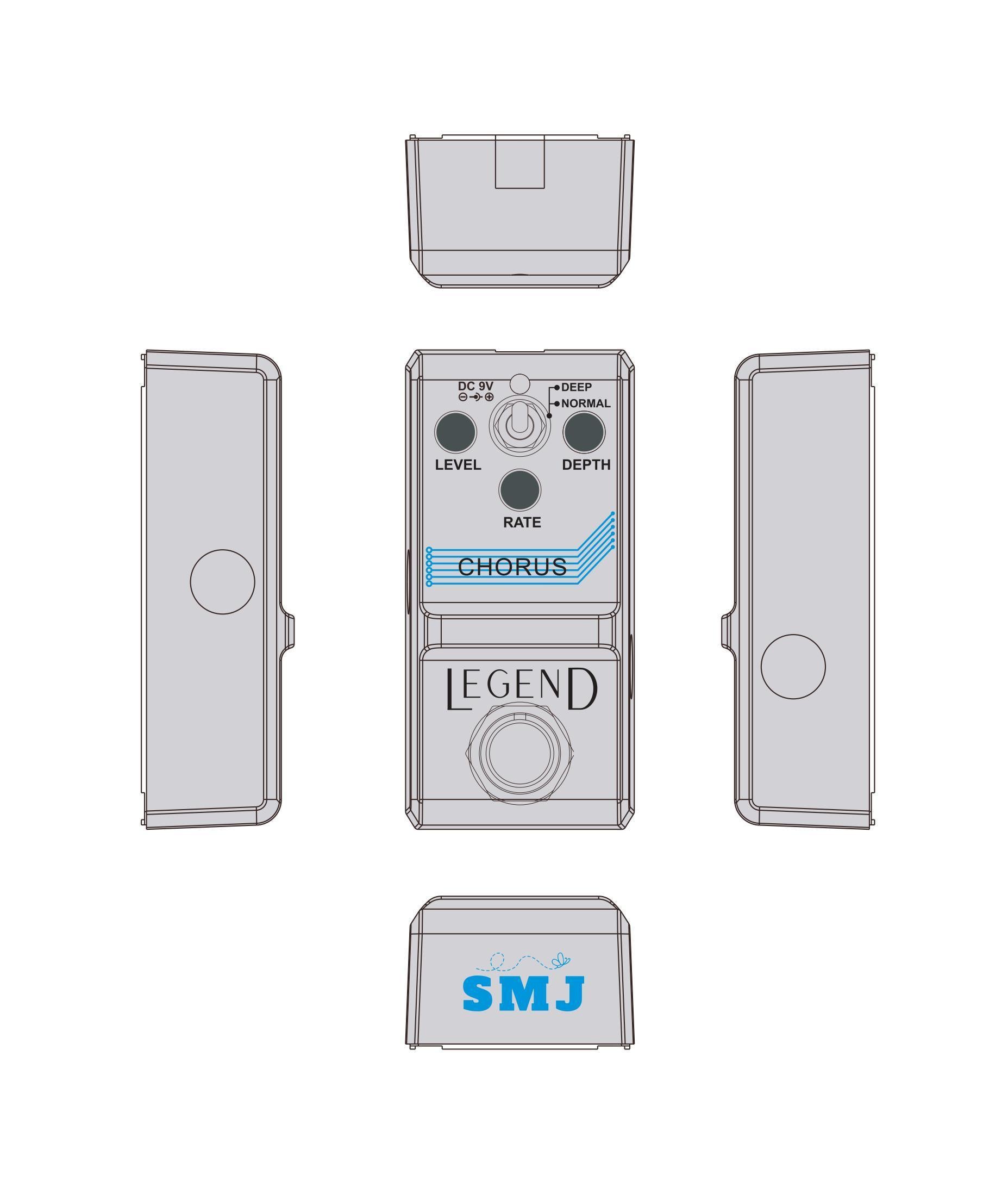 SMJ LEGEND Series Chorus Pedal, Accessory for sale at Richards Guitars.