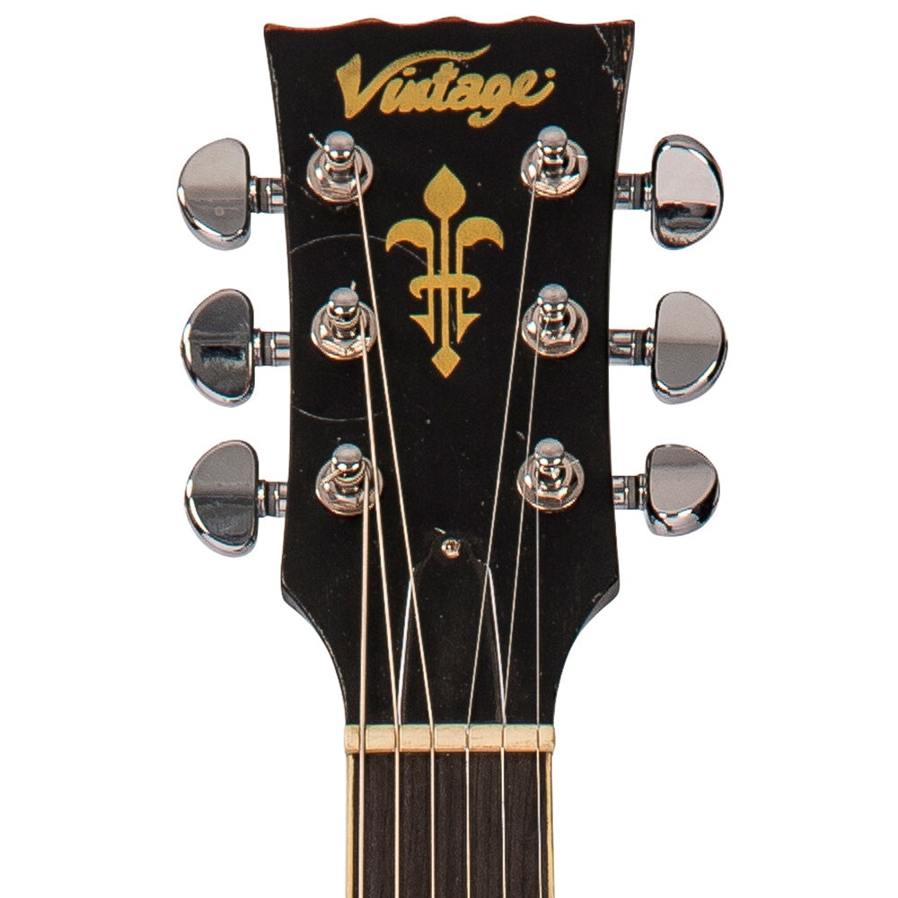 SOLD - Vintage V100 ProShop Unique ~ Boulevard Black, Electric Guitar for sale at Richards Guitars.