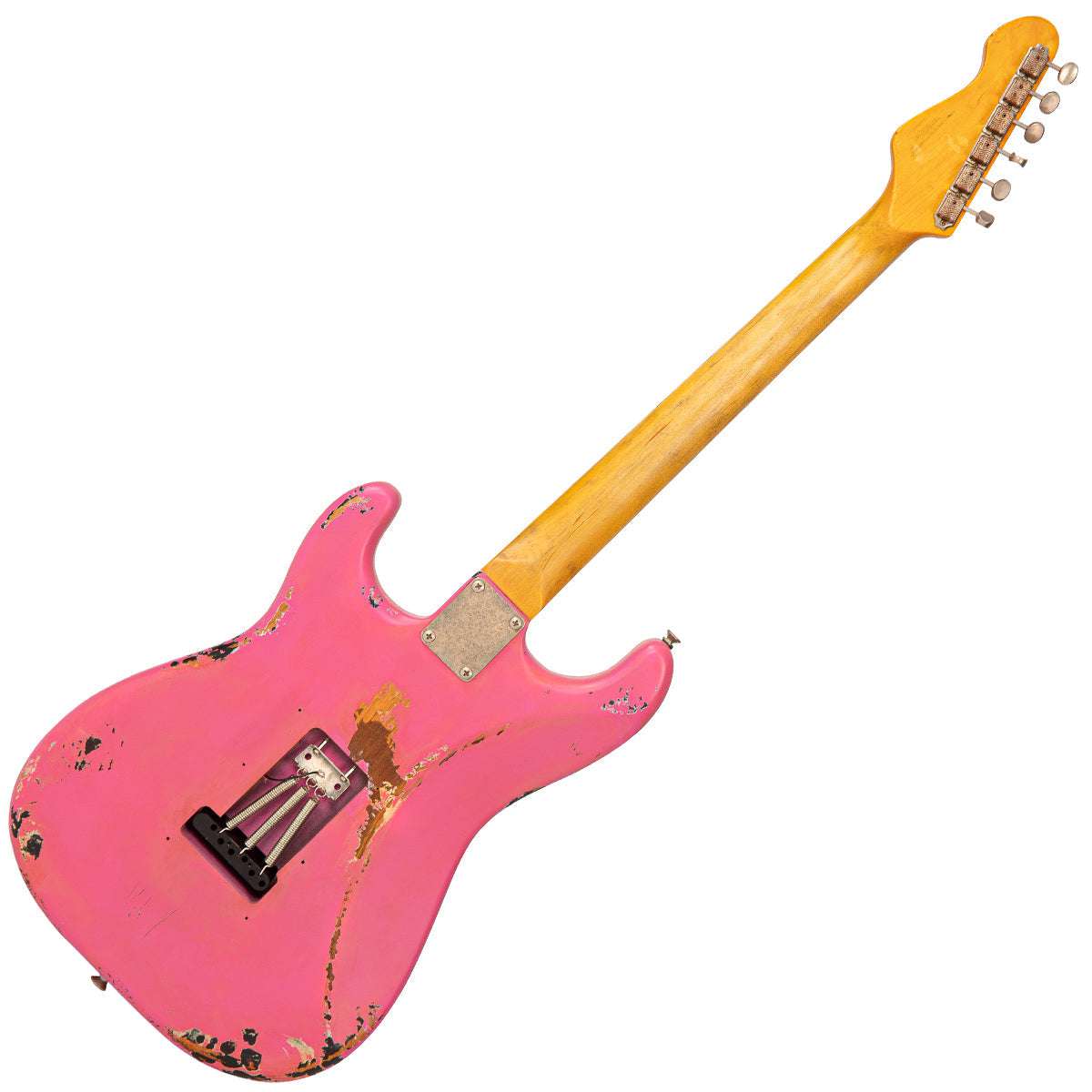IN BUILD: - Vintage V6 ProShop Custom-Build ~ Radioactive Bubblegum Pink (Contact: Richards Guitars. www.rguitars.co.uk), Electric Guitar for sale at Richards Guitars.