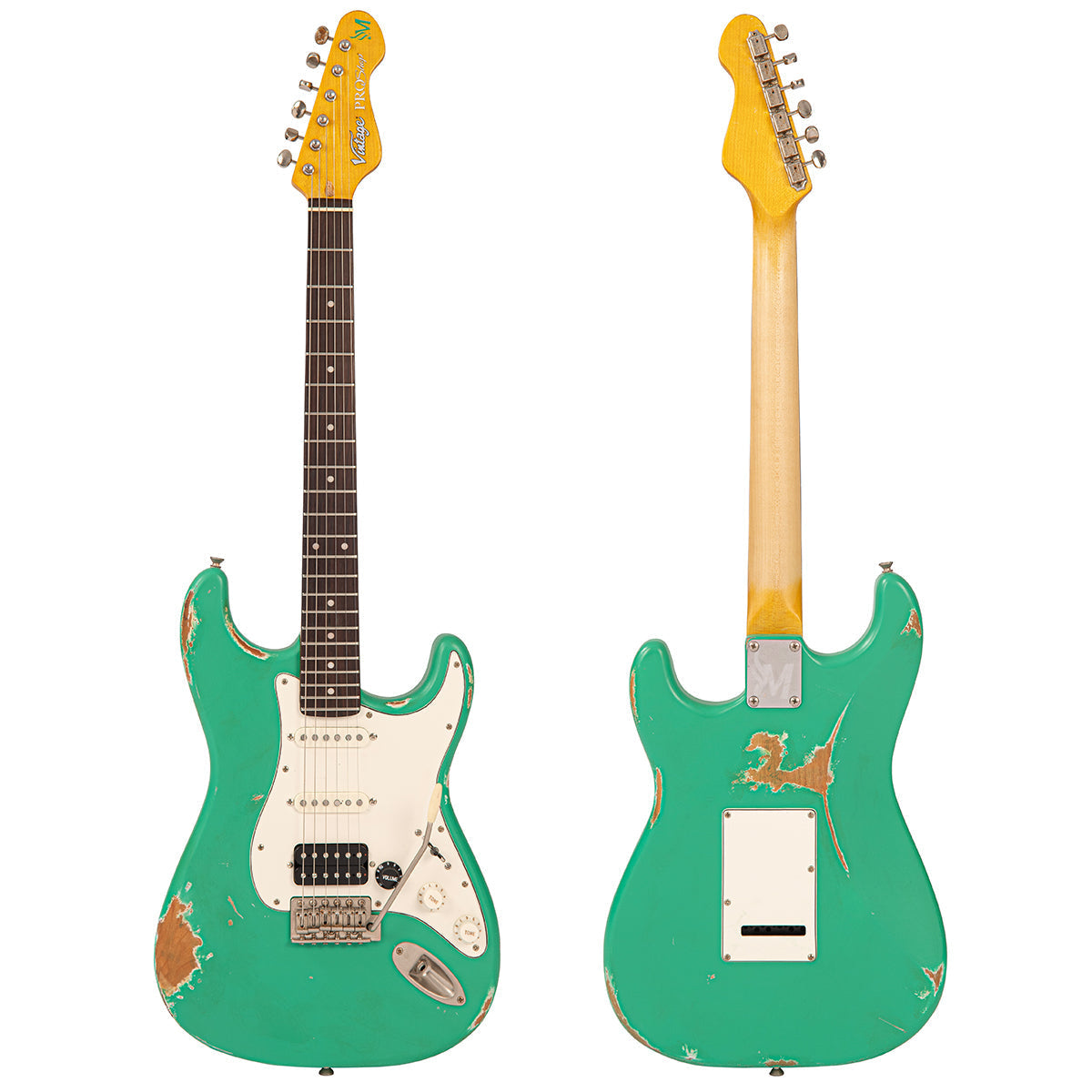 SOLD - Vintage V6 ProShop Custom Build ~ Relic Ventura Ming Green, Electric Guitar for sale at Richards Guitars.