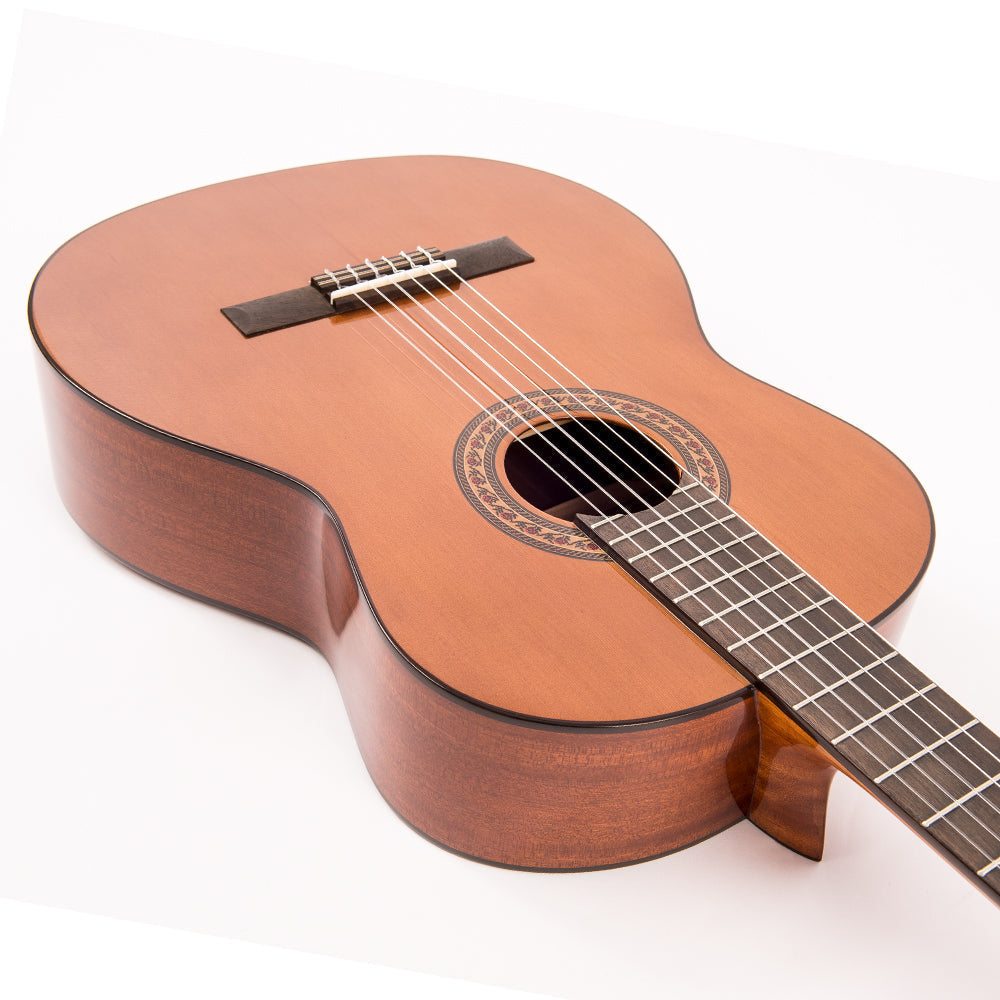 Santos Martinez Preludio Classic Guitar ~ Natural High Gloss, Classical Guitars for sale at Richards Guitars.