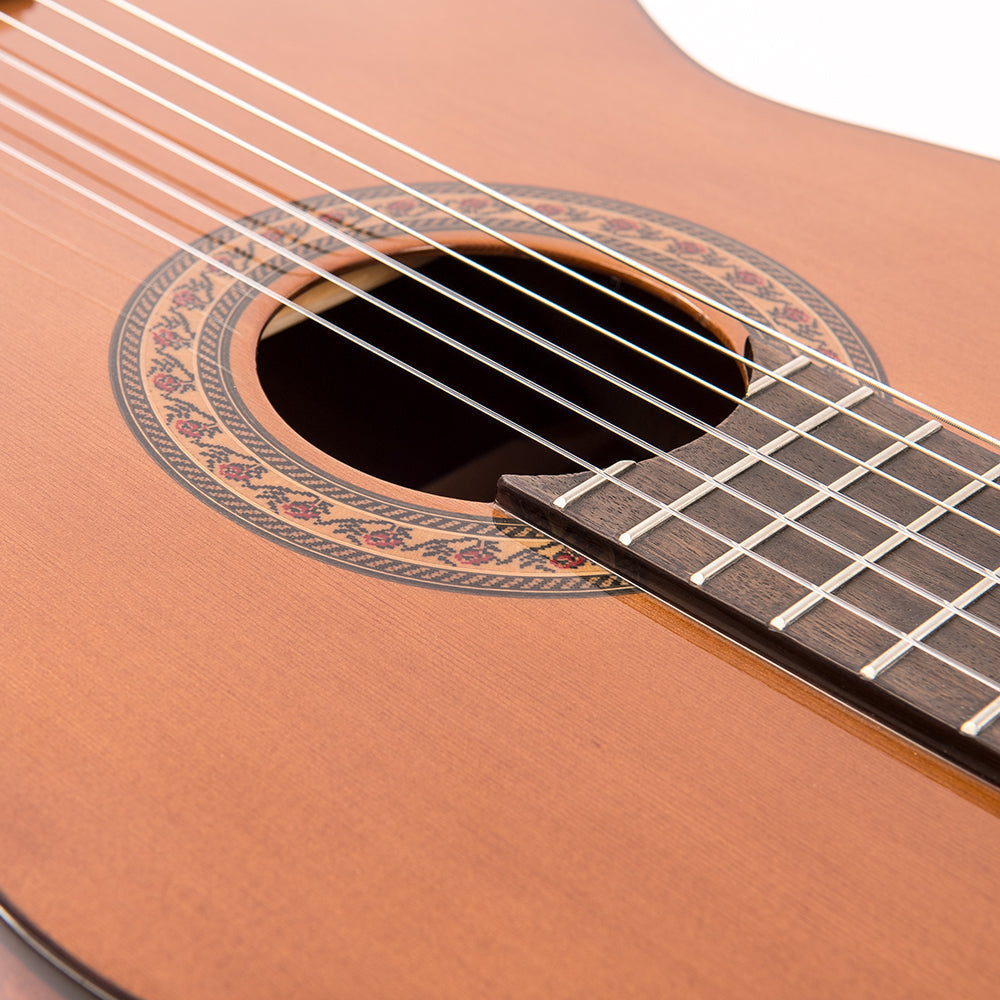 Santos Martinez Preludio Classic Guitar ~ Natural High Gloss, Classical Guitars for sale at Richards Guitars.