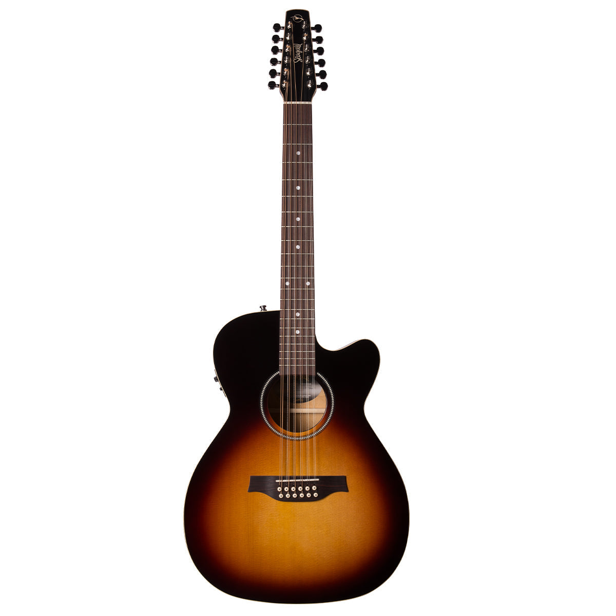 Seagull S12 CH CW Spruce Electro-Acoustic Guitar ~ Sunburst GT ~ PreSys II, Electro Acoustic Guitar for sale at Richards Guitars.