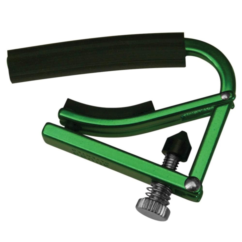 Shubb Lite Guitar Capo ~ Green, Capos for sale at Richards Guitars.