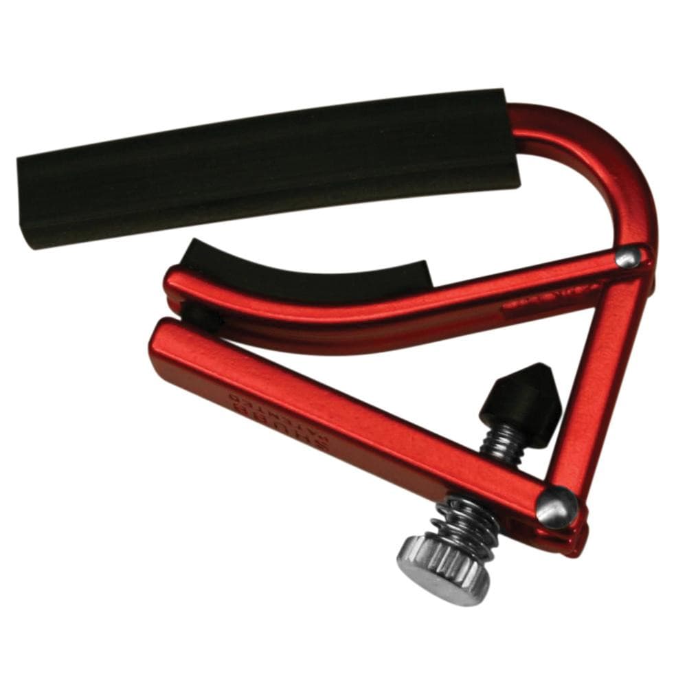 Shubb Lite Guitar Capo ~ Red, Capos for sale at Richards Guitars.