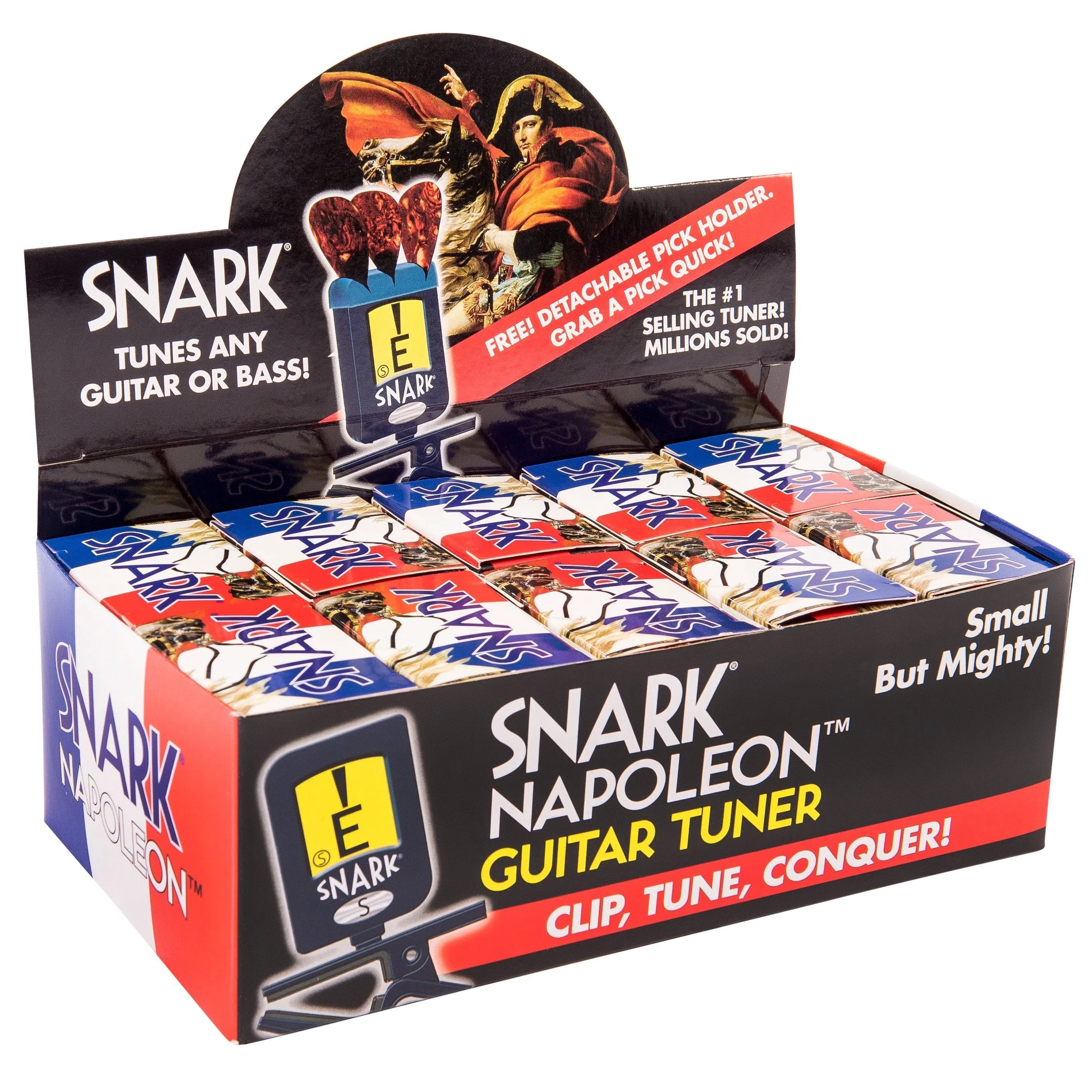 Snark Napoleon 'Clip-On' Chromatic Guitar & Bass Tuner, Tuners for sale at Richards Guitars.