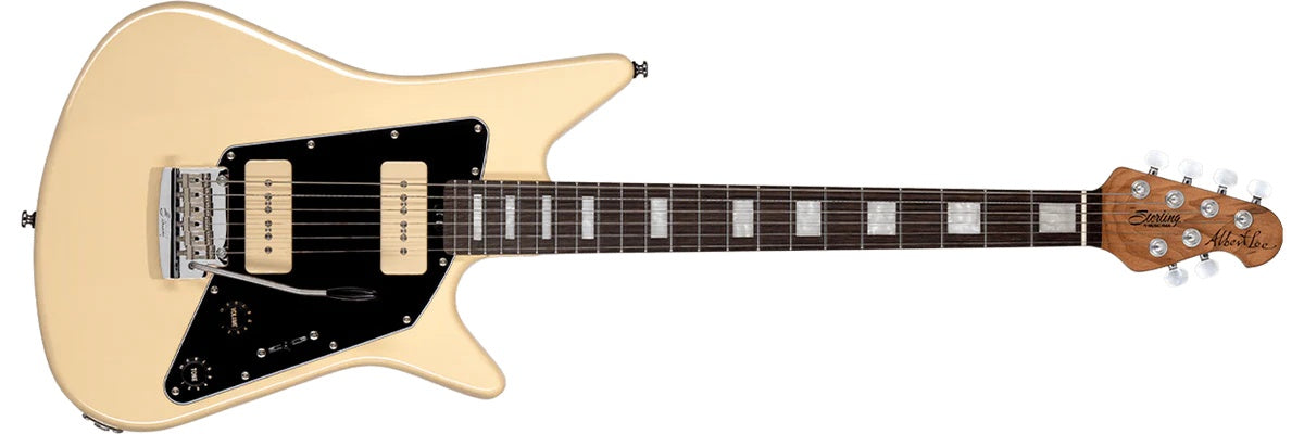 Sterling By Musicman ALBERT LEE P90 VINTAGE CREAM RN, Electric Guitar for sale at Richards Guitars.