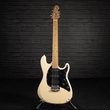 Sterling By Musicman CUTLASS CT50 HSS VINTAGE CREAM MN, Electric Guitar for sale at Richards Guitars.