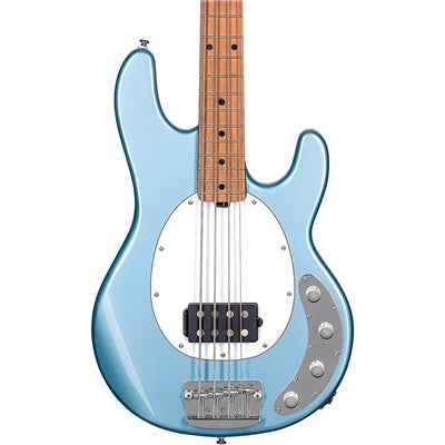 Sterling By Musicman SBMM SRAY 4 FIREMIST SILVER MN, Bass Guitar for sale at Richards Guitars.