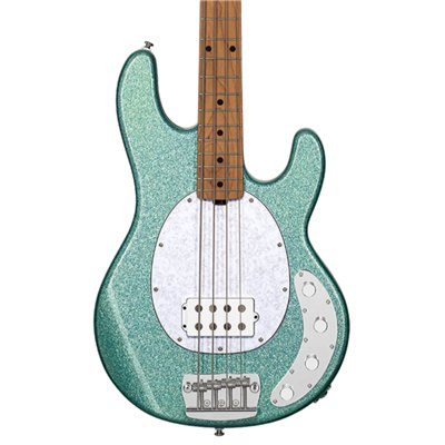 Sterling By Musicman SBMM SRAY 4 SEAFOAM SPARKLE MN, Bass Guitar for sale at Richards Guitars.