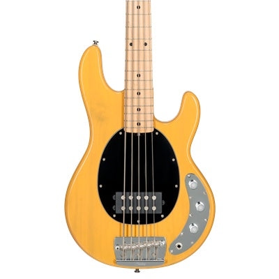 Sterling By Musicman SBMM SRAY 5 CLASSIC BUTTERSCOTCH 5-STRING MN, Bass Guitar for sale at Richards Guitars.