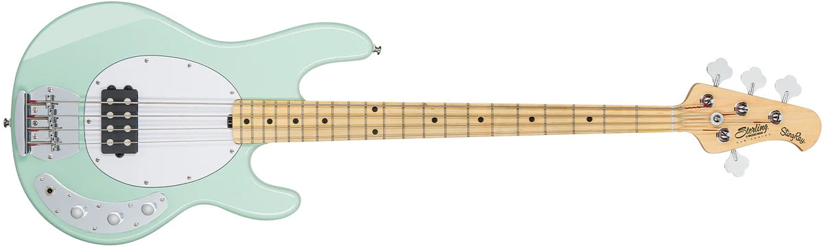 Sterling By Musicman SUB SRAY 4 MINT GREEN MAPLE F/B AND NECK, Bass Guitar for sale at Richards Guitars.