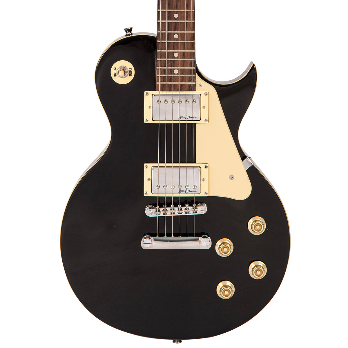 Vintage V10 Coaster Series Electric Guitar ~ Boulevard Black, Electric Guitar for sale at Richards Guitars.