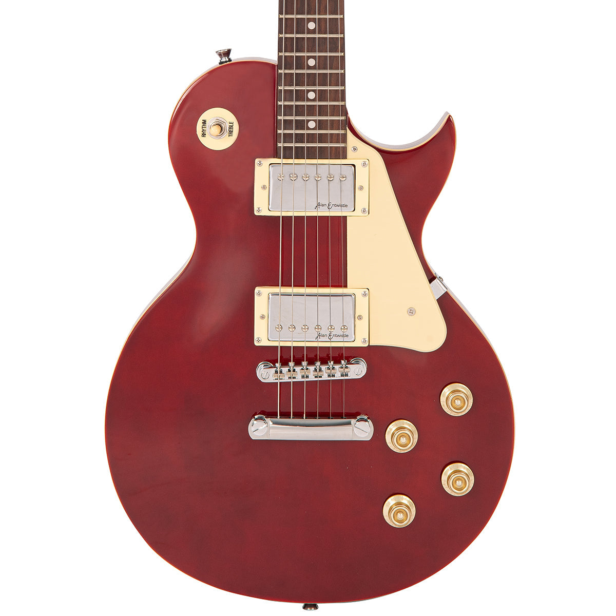 Vintage V10 Coaster Series Electric Guitar Pack ~ Wine Red, Electric Guitar for sale at Richards Guitars.