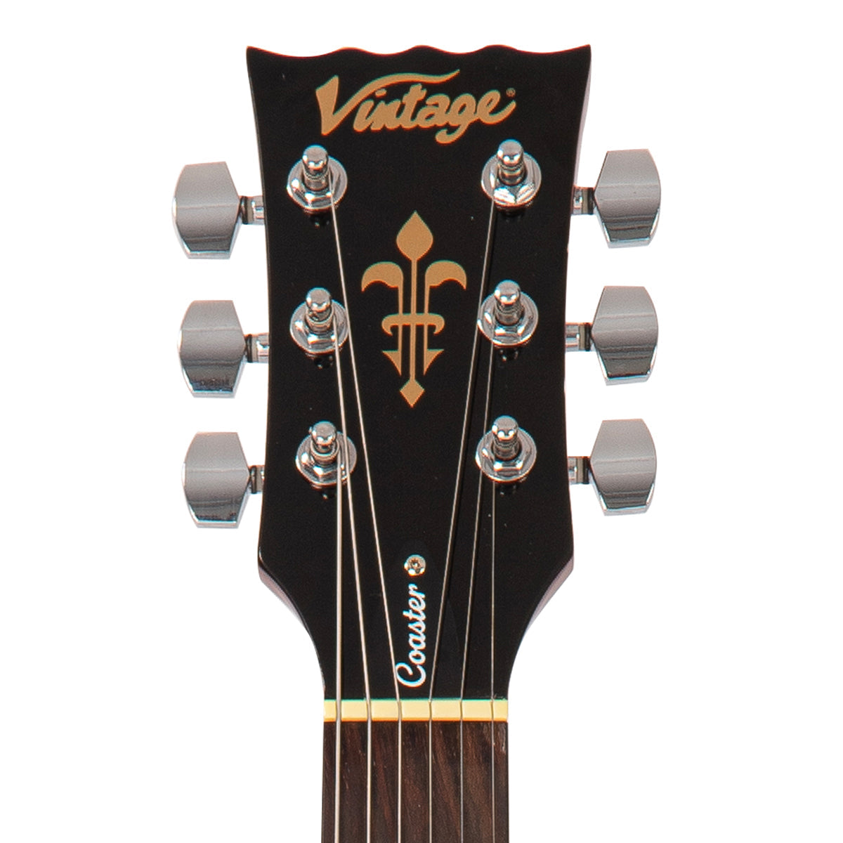 Vintage V10 Coaster Series Electric Guitar Pack ~ Wine Red, Electric Guitar for sale at Richards Guitars.