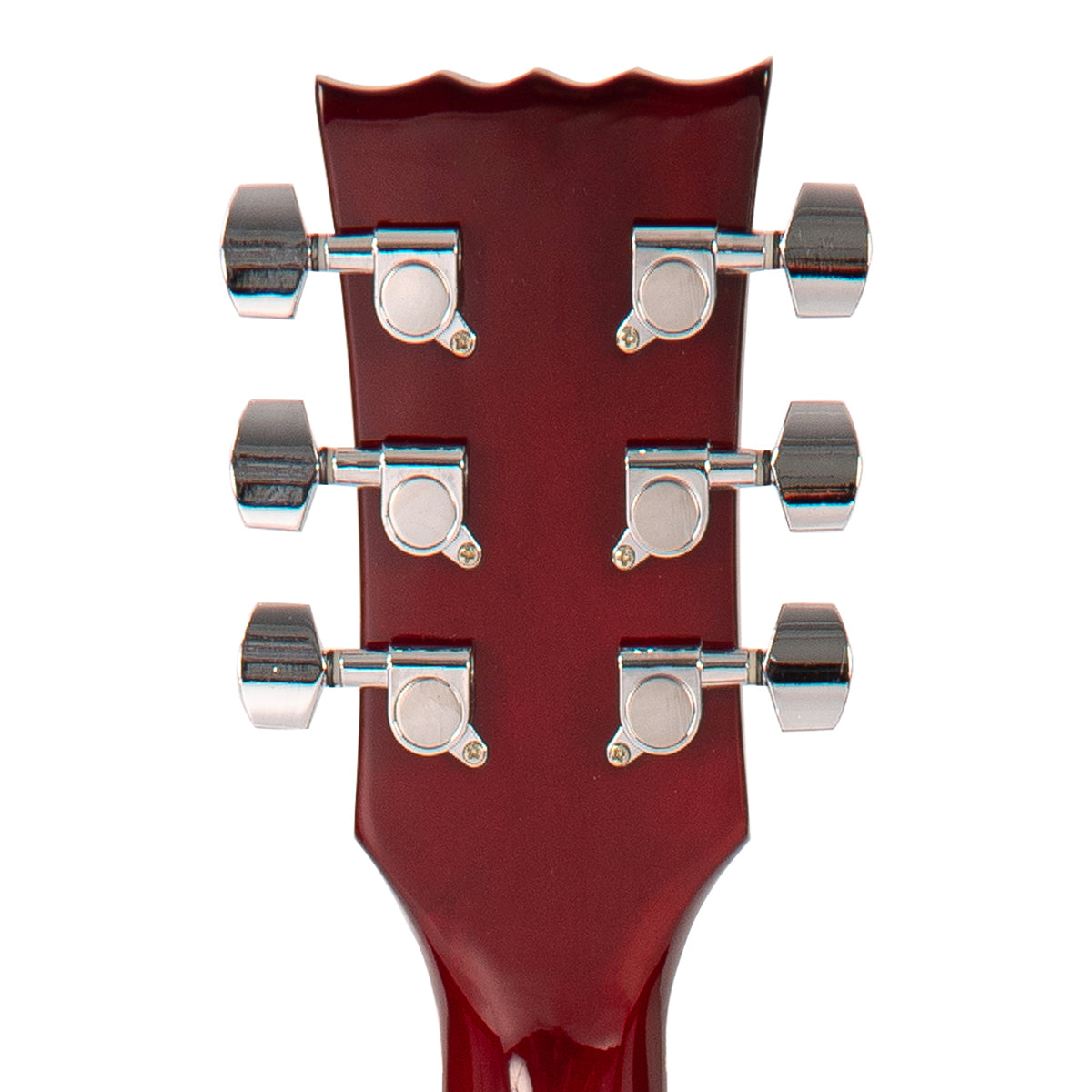 Vintage V10 Coaster Series Electric Guitar ~ Wine Red, Electric Guitar for sale at Richards Guitars.