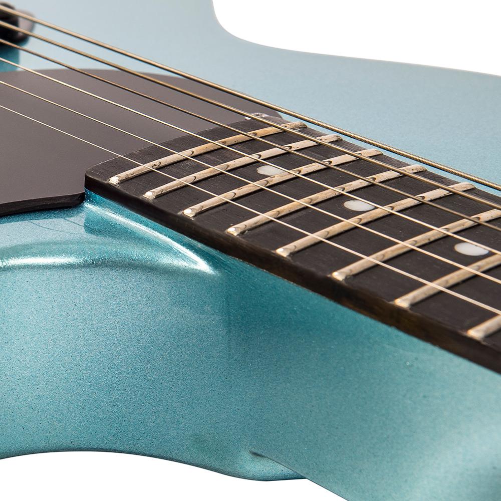 Vintage V120 ReIssued Electric Guitar ~ Gun Hill Blue, Electric Guitar for sale at Richards Guitars.