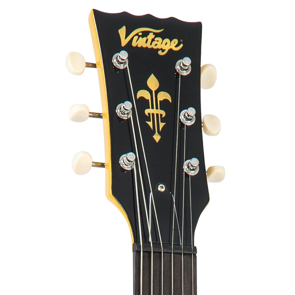 Vintage V120 ReIssued Electric Guitar ~ TV Yellow, Electric Guitar for sale at Richards Guitars.