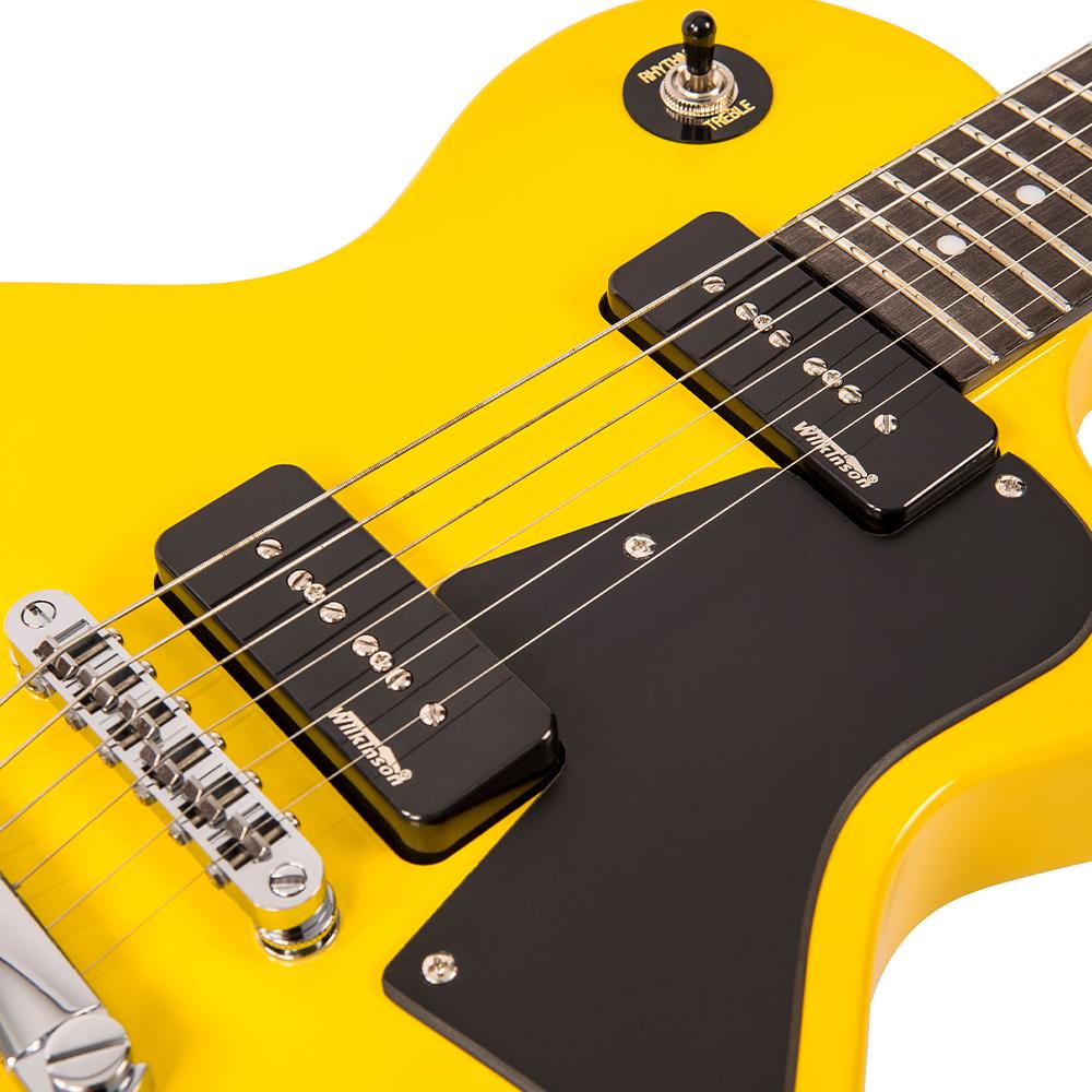 Vintage V132 ReIssued Electric Guitar ~ TV Yellow, Electric Guitar for sale at Richards Guitars.