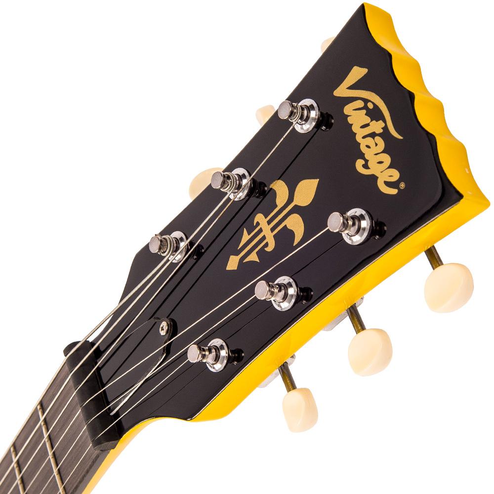 Vintage V132 ReIssued Electric Guitar ~ TV Yellow, Electric Guitar for sale at Richards Guitars.