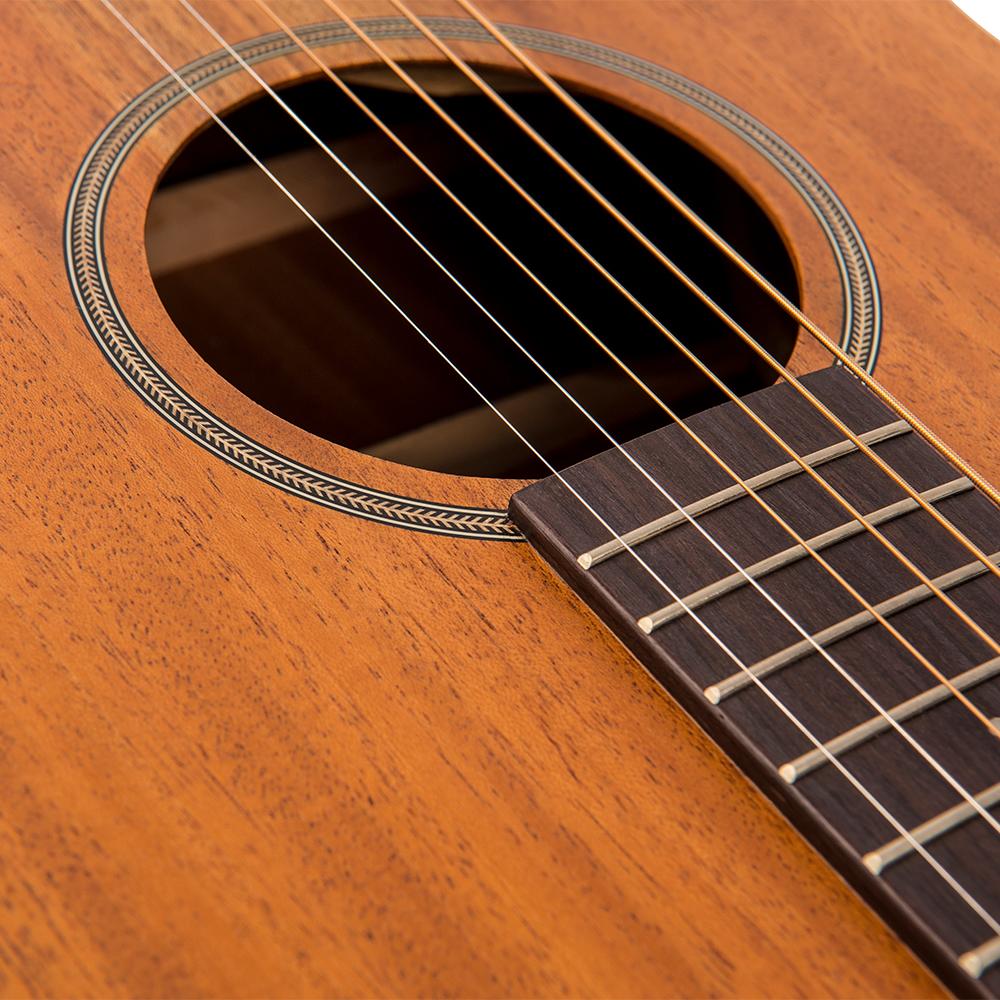 Vintage V300 Acoustic Folk Guitar Outfit ~ Mahogany, Acoustic Guitar for sale at Richards Guitars.