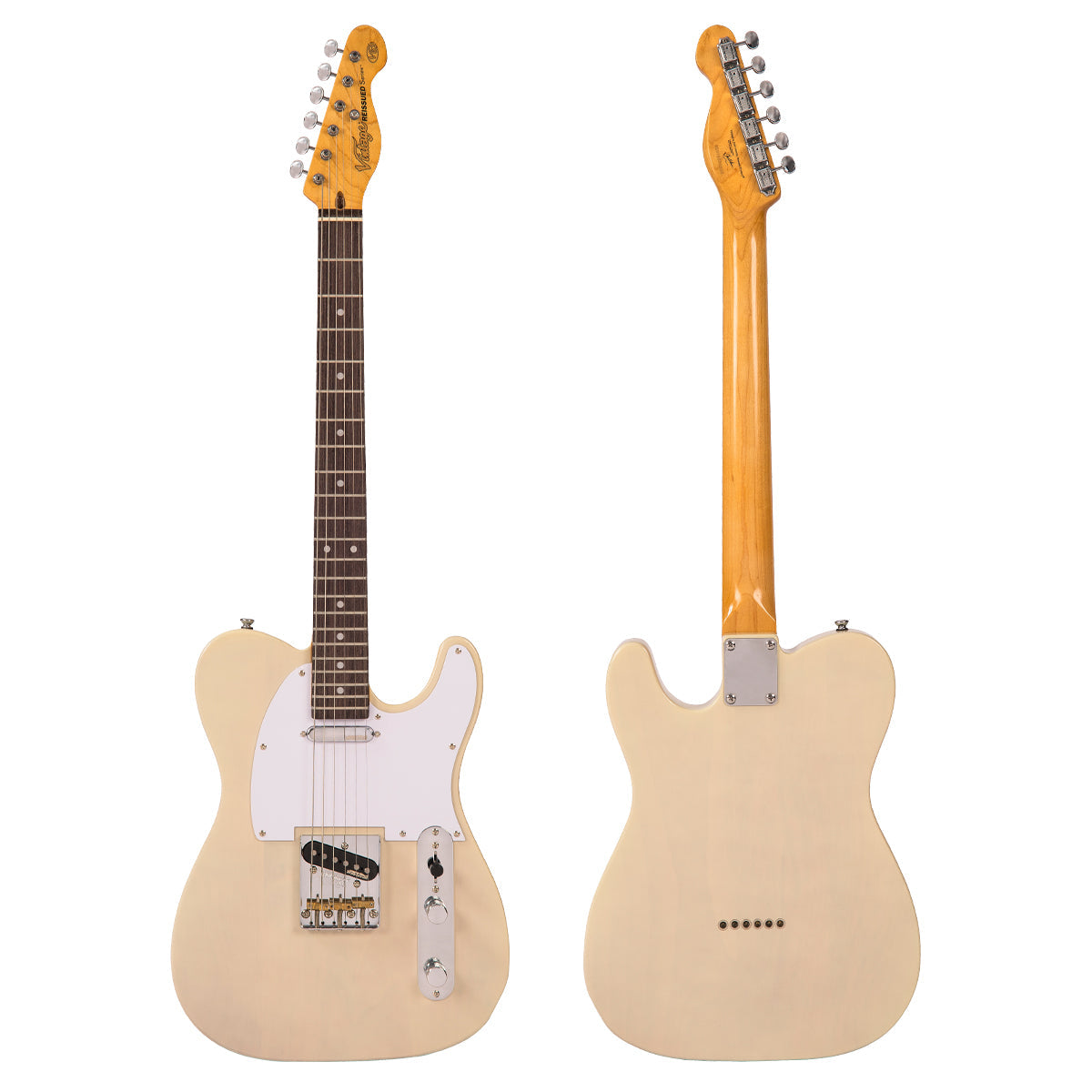 Vintage V62 ReIssued Electric Guitar ~ Ash Blonde, Electric Guitar for sale at Richards Guitars.