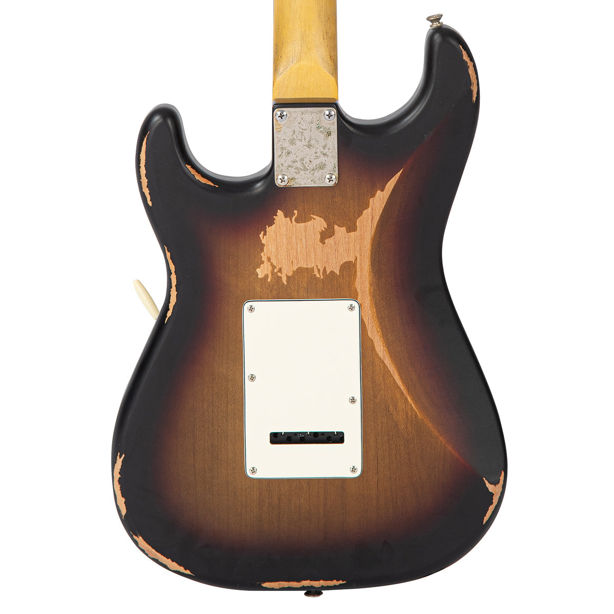 Vintage V6 Paul Rose Signature Electric Guitar ~ Distressed Sunset Sunburst, for sale at Richards Guitars.