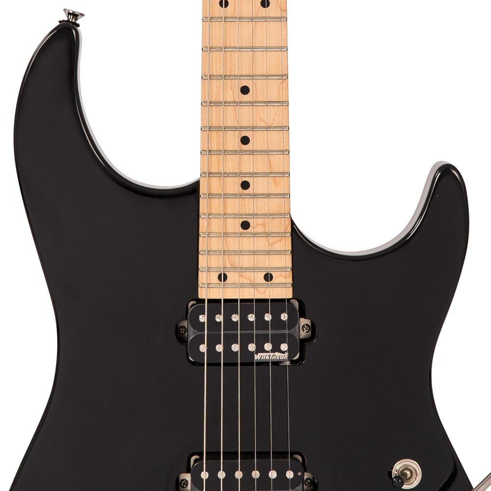 Vintage V6M24 ReIssued Electric Guitar ~ Boulevard Black, Electric Guitar for sale at Richards Guitars.