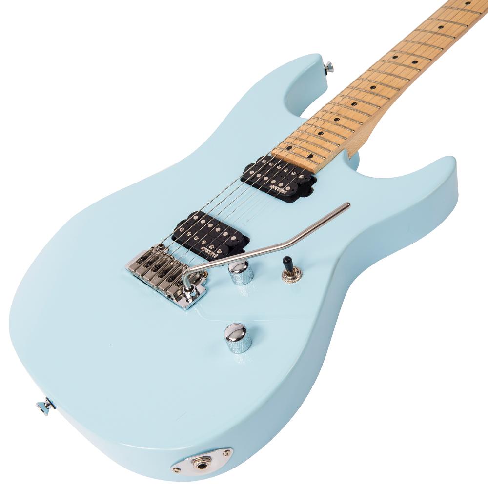 Vintage V6M24 ReIssued Electric Guitar ~ Laguna Blue, Electric Guitar for sale at Richards Guitars.