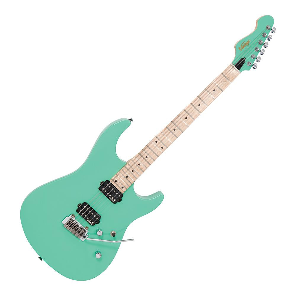 Vintage V6M24 ReIssued Electric Guitar ~ Ventura Green, Electric Guitar for sale at Richards Guitars.