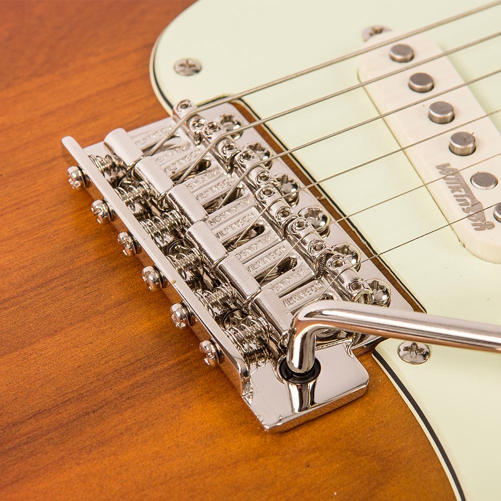 Vintage V6 ICON Electric Guitar ~ Distressed Sunburst, for sale at Richards Guitars.