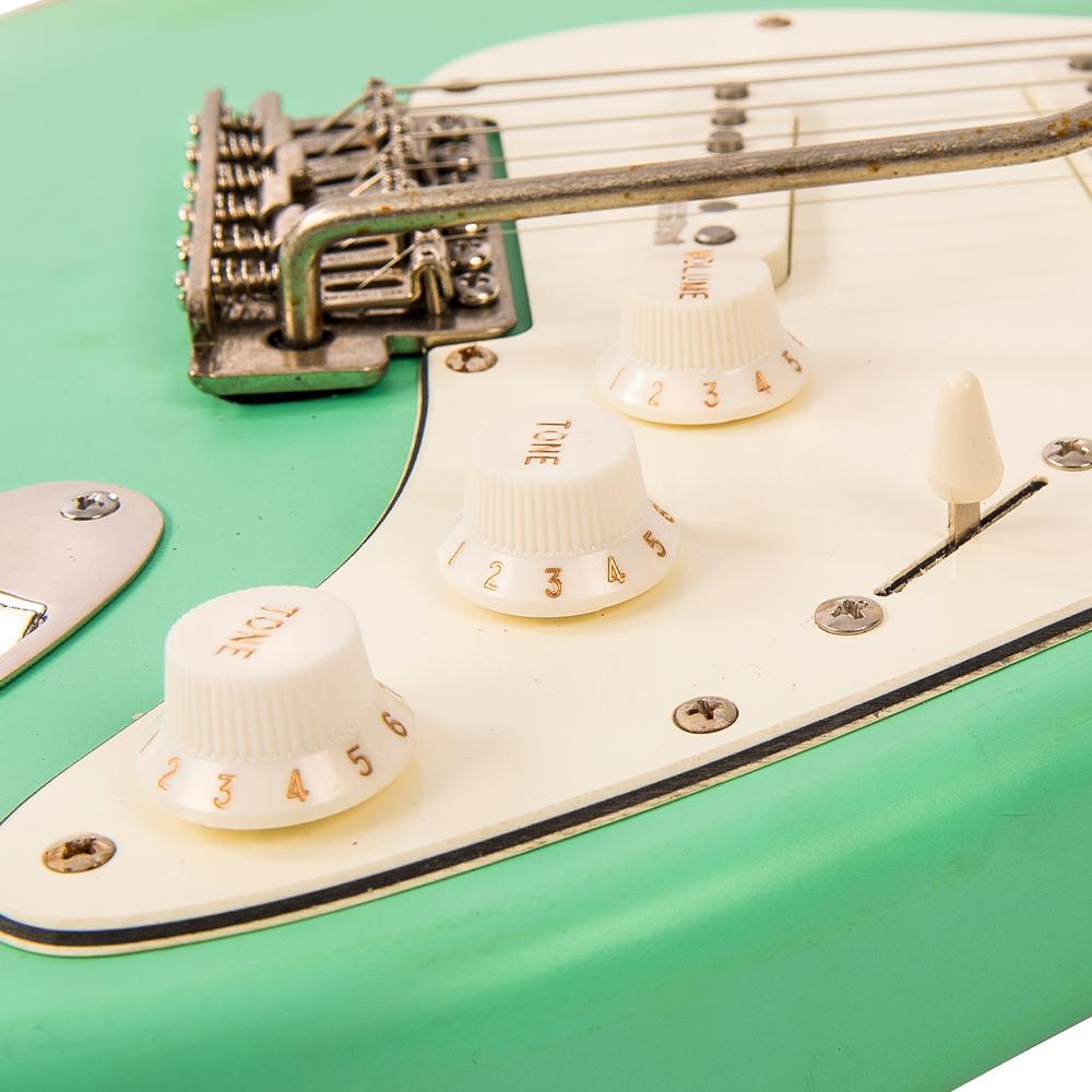 Vintage V6 ICON Electric Guitar ~ Distressed Ventura Green, for sale at Richards Guitars.