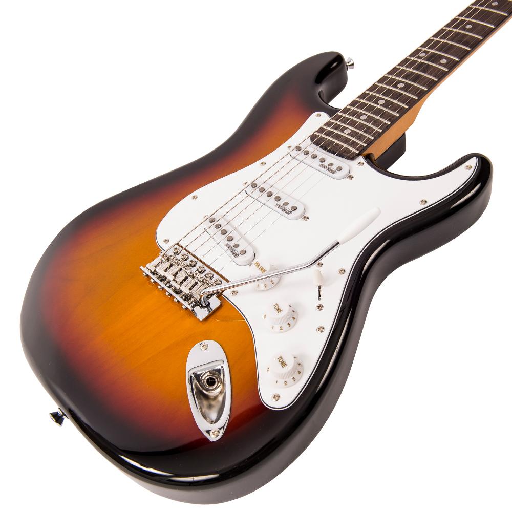 Vintage V6 ReIssued Electric Guitar ~ Sunset Sunburst, for sale at Richards Guitars.