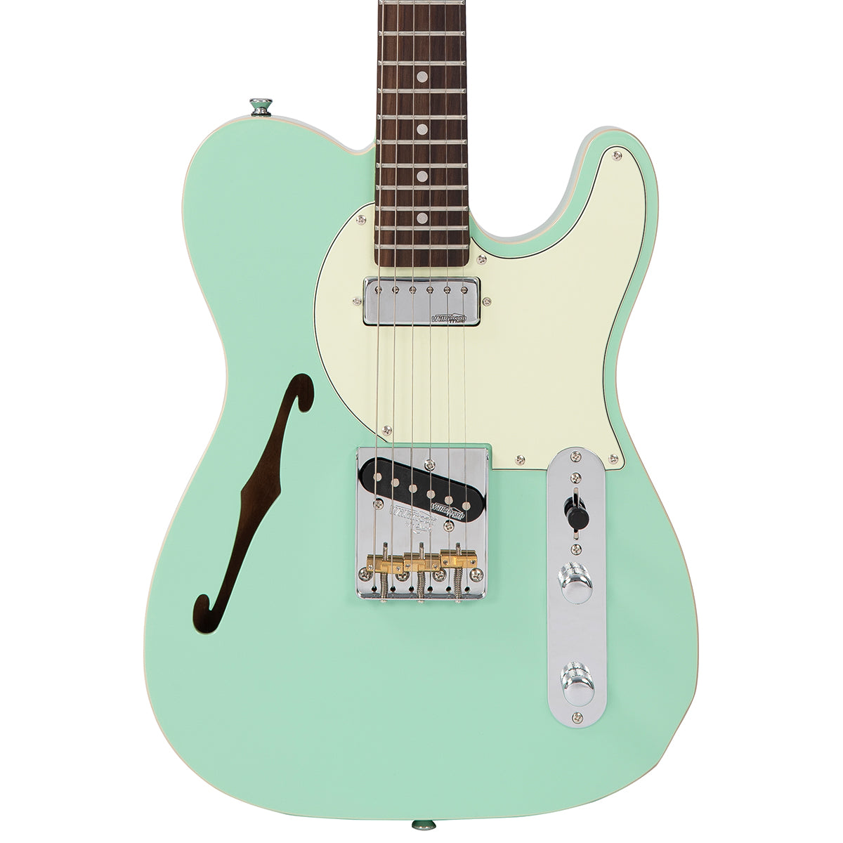 Vintage V72 ReIssued Electric Guitar ~ Ventura Green, Electric Guitar for sale at Richards Guitars.