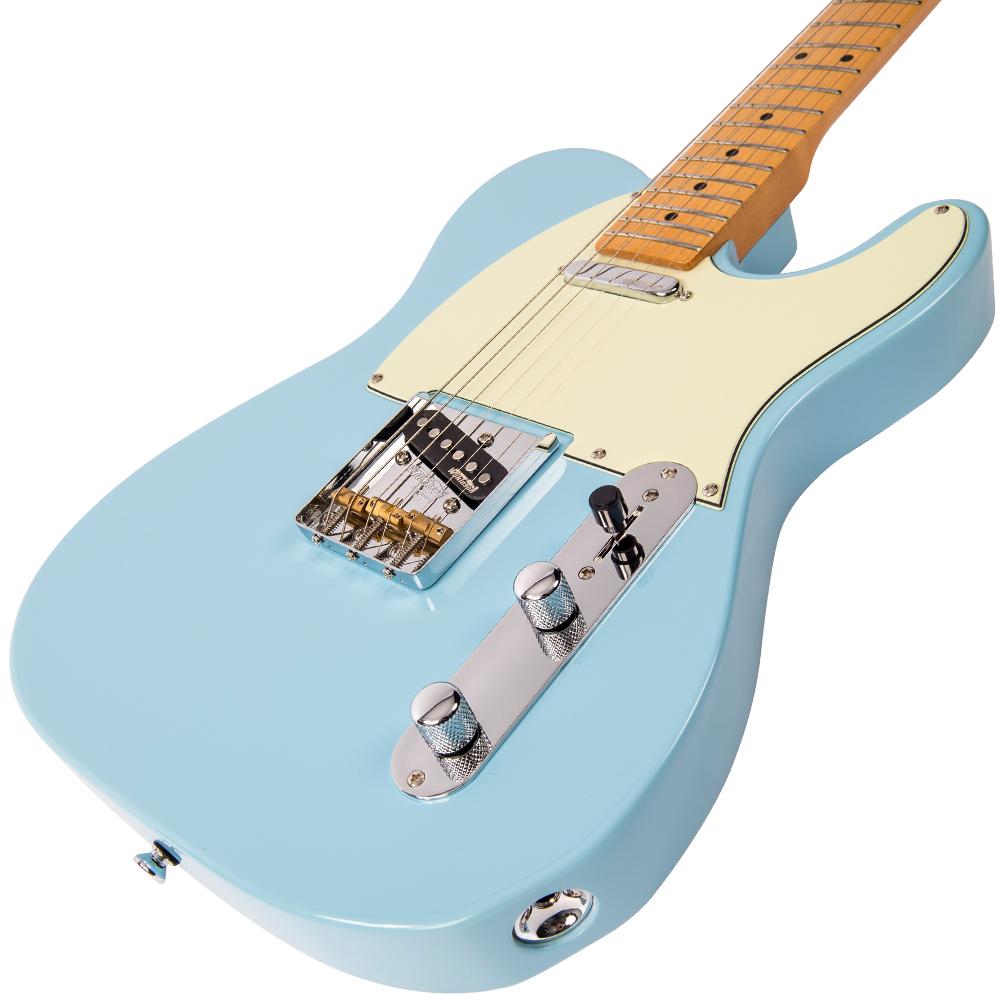 Vintage V75 ReIssued Electric Guitar ~ Laguna Blue, Electric Guitar for sale at Richards Guitars.