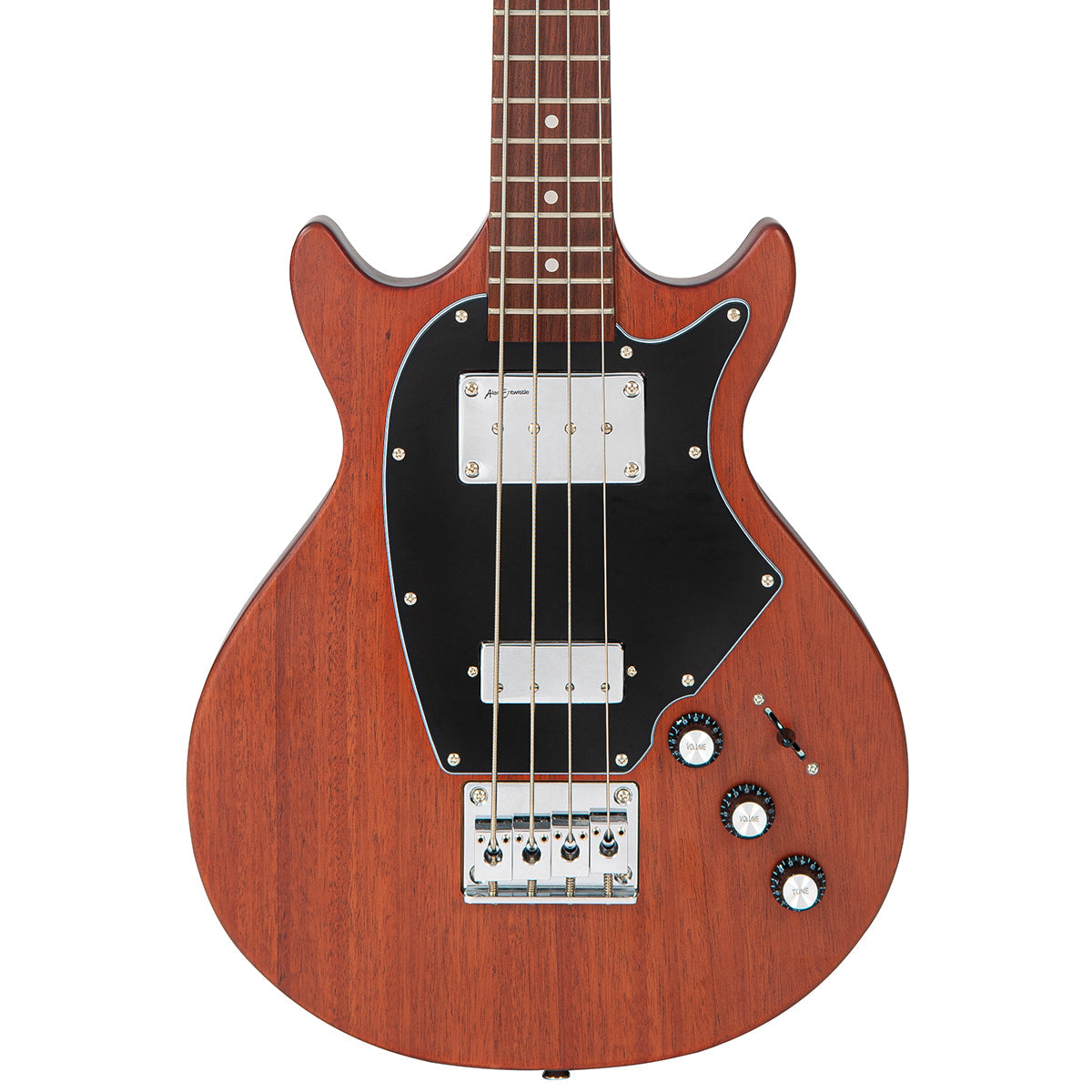 Vintage REVO Series 'Callan' Bass ~ Mahogany  VRB70MH, Bass Guitar for sale at Richards Guitars.