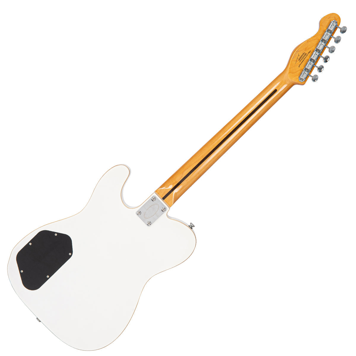 Vintage REVO Series Trio Electric Guitar ~ Arctic White  VRBT72AW, Electric Guitar for sale at Richards Guitars.