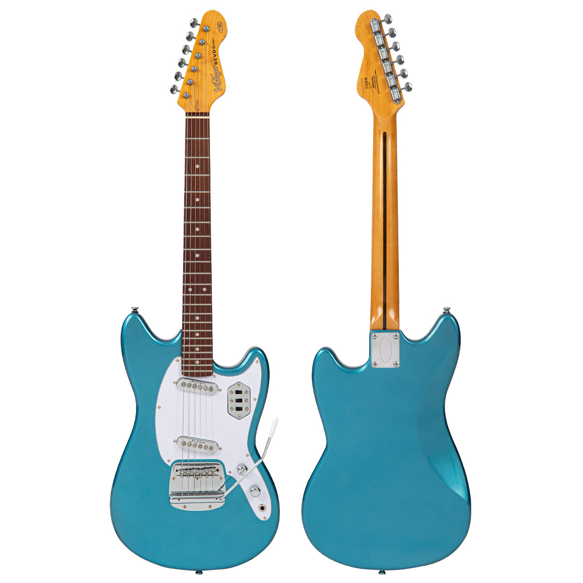 Vintage REVO Series 'Colt SS Twin' ~ Bayview Blue  VRCT22BBL, Electric Guitar for sale at Richards Guitars.